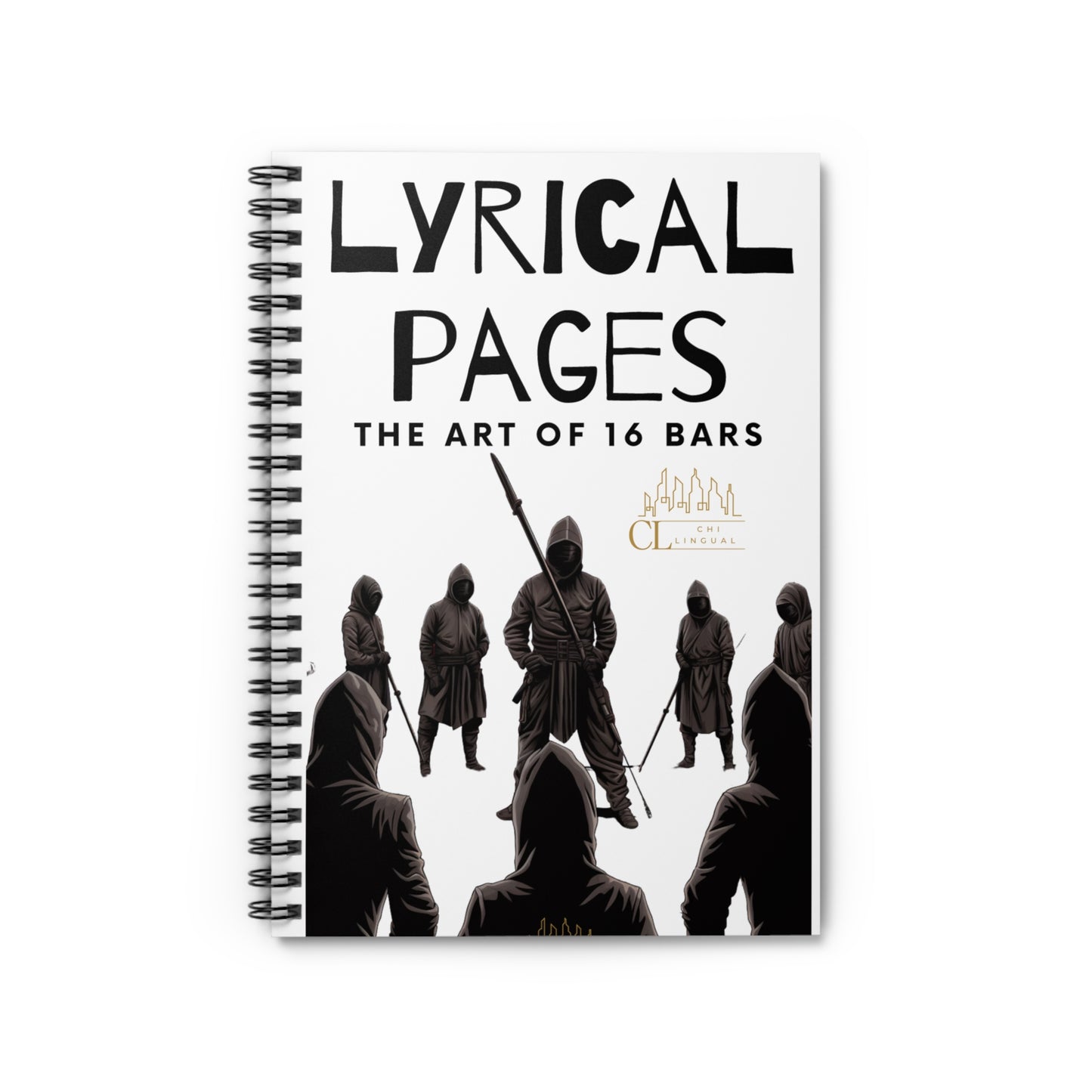 Lyrical Pages Spiral Notebook – The Art of 16 Bars for Creative Writers
