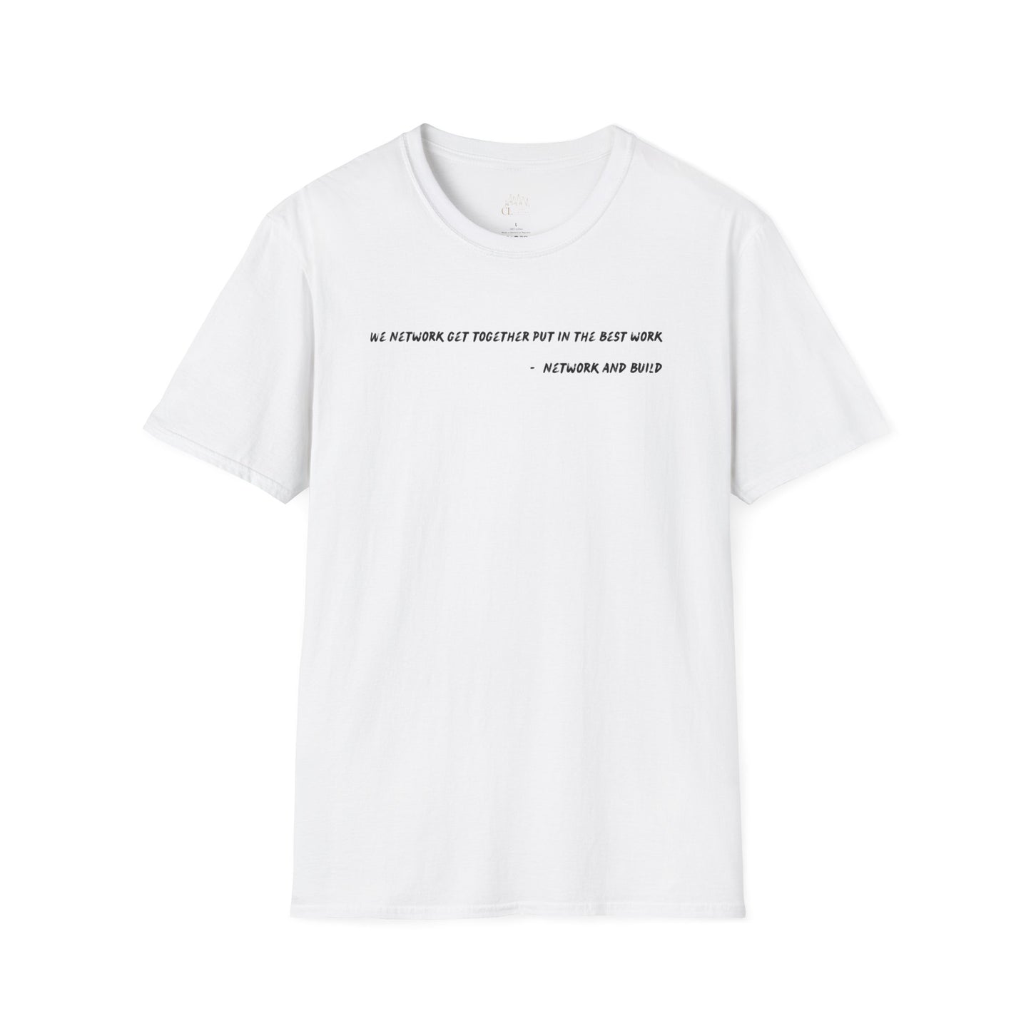 BARS T-SHIRT - NETWORK AND BUILD - "BEST WORK"