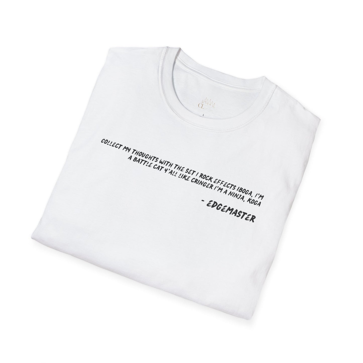 BARS T-SHIRT - EDGEMASTER - "COLLECT MY THOUGHTS"