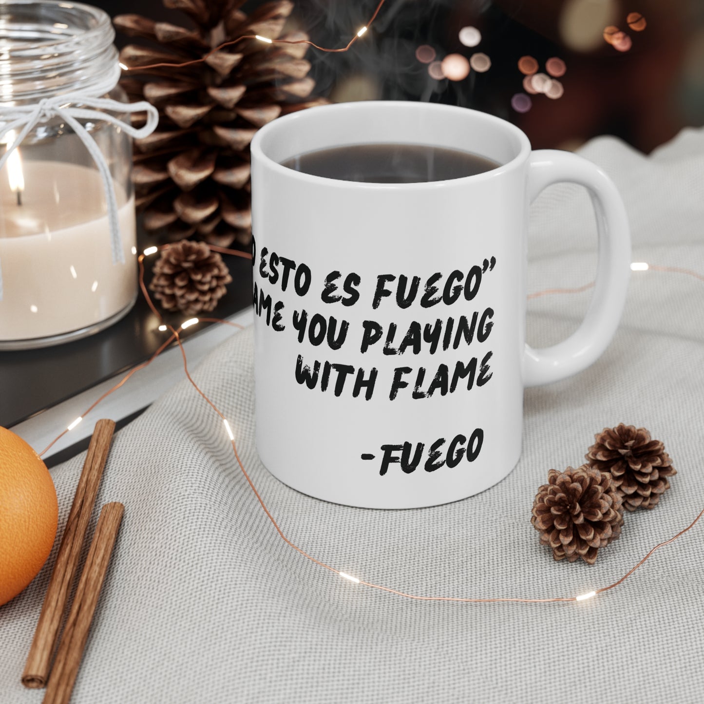 Chi-lingual Mug "Fuego"