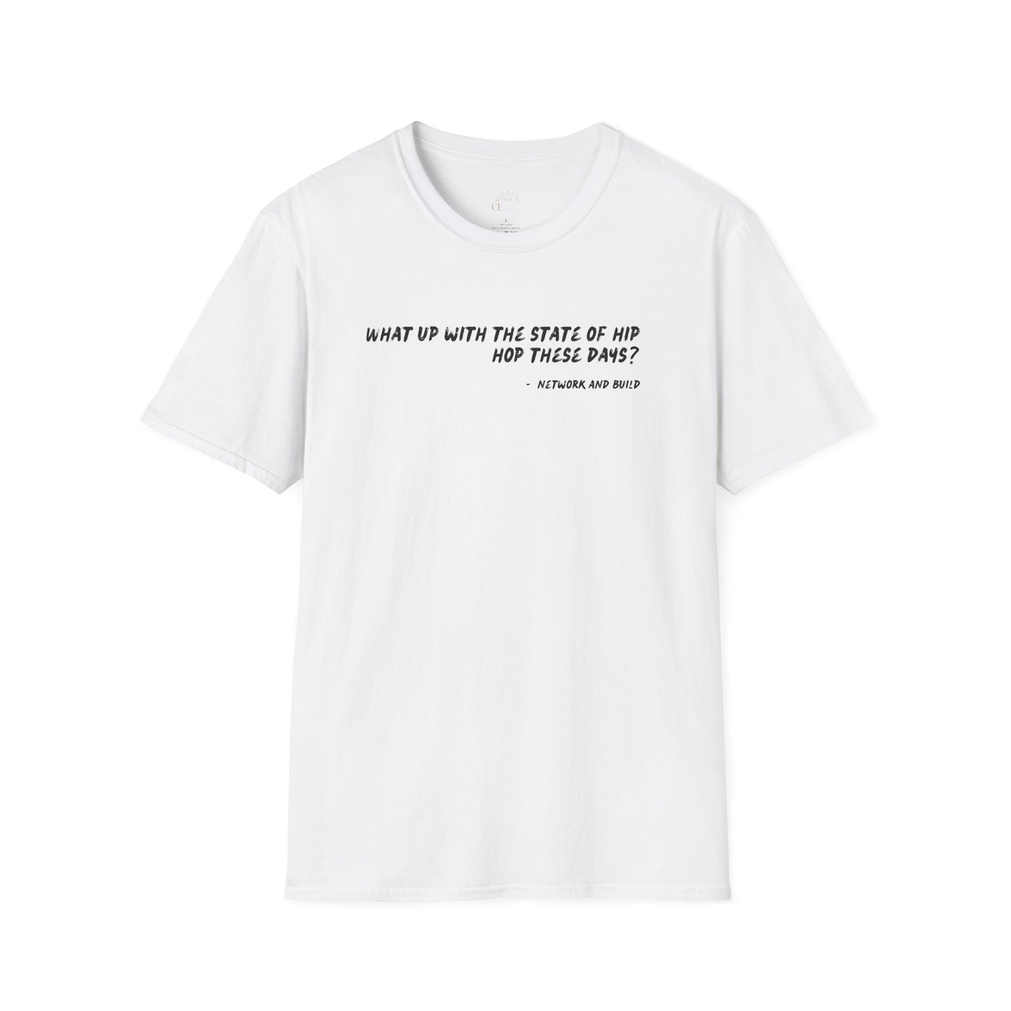 BARS T-SHIRT - NETWORK AND BULD - "STATE OF HIP HOP"