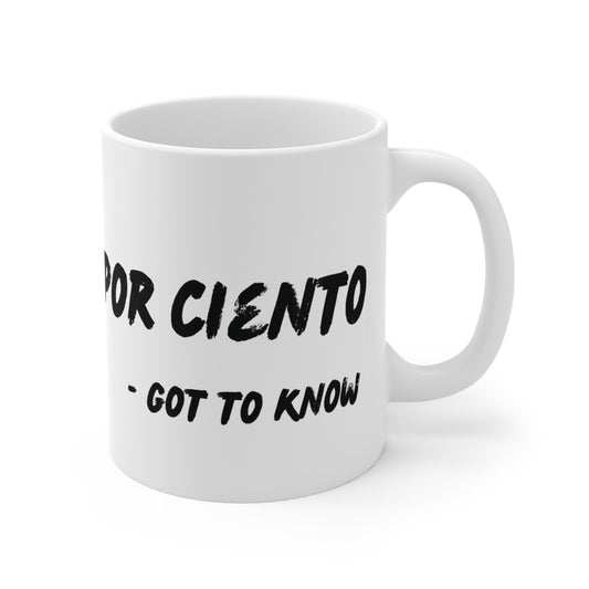 Chi-lingual Mug "got to know"