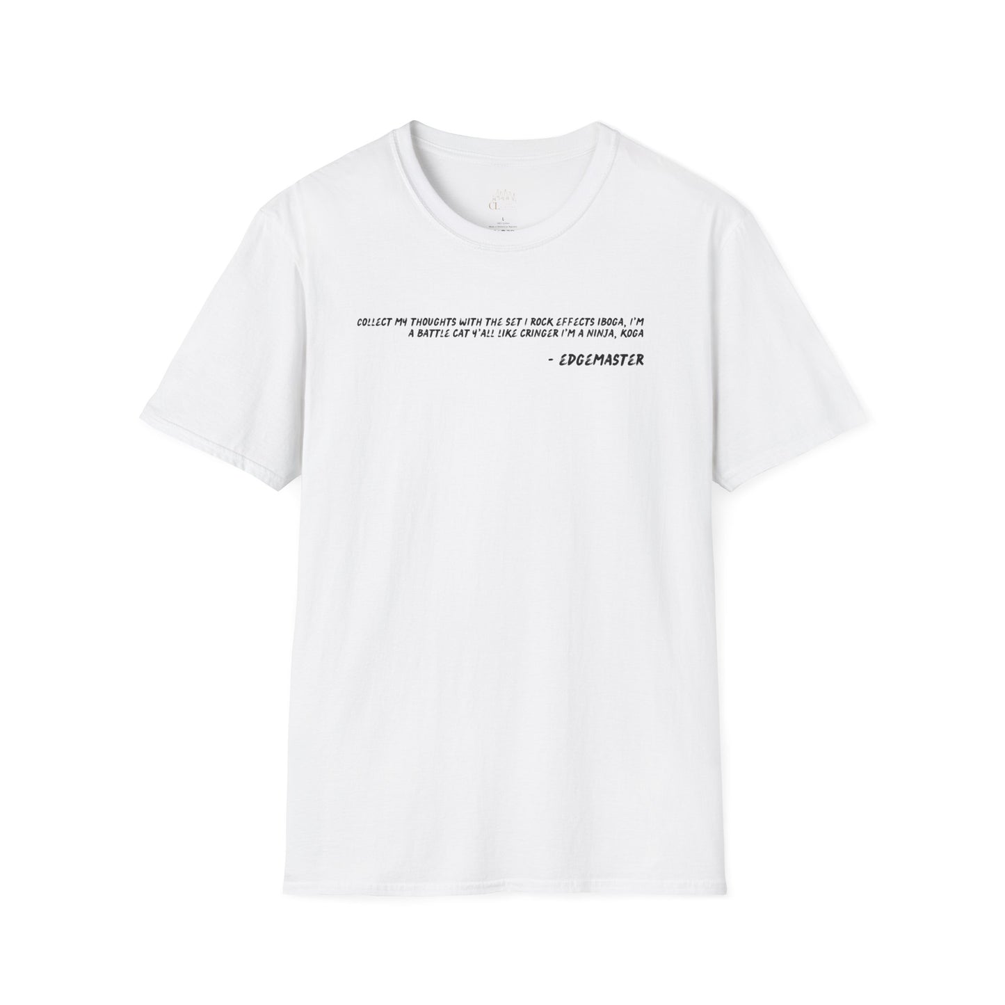 BARS T-SHIRT - EDGEMASTER - "COLLECT MY THOUGHTS"