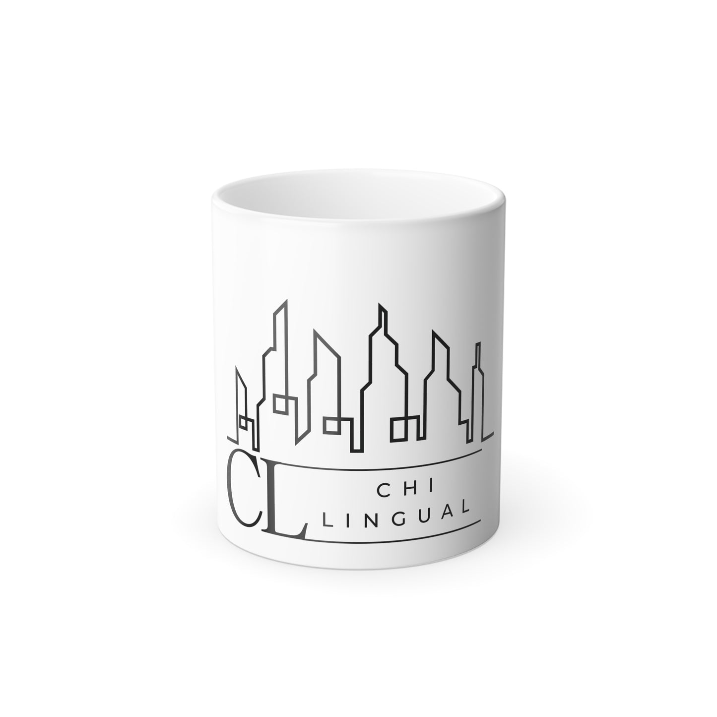 Color Morphing Mug - Chi-lingual Logo