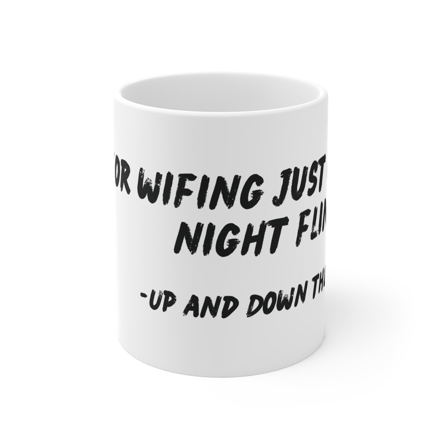 Chi-lingual Mug "up and down the pole"