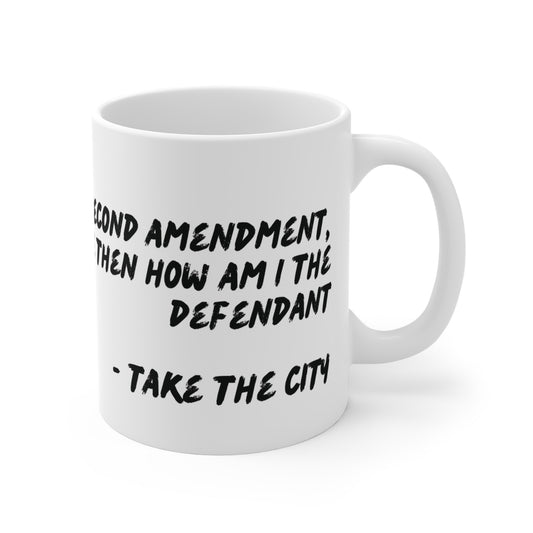 Chi-lingual Mug " take the city"