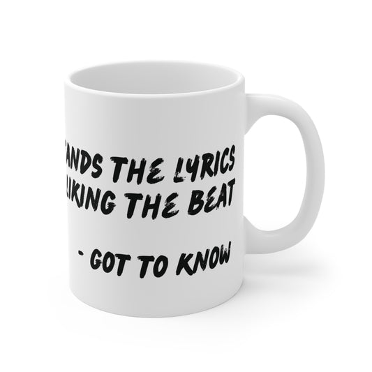 Chi-lingual Mug "got to know"