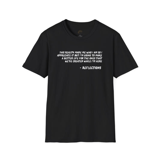 BARS T-SHIRT - REFLECTIONS (GROWN MAN ALBUM) - "INFLUENCE"