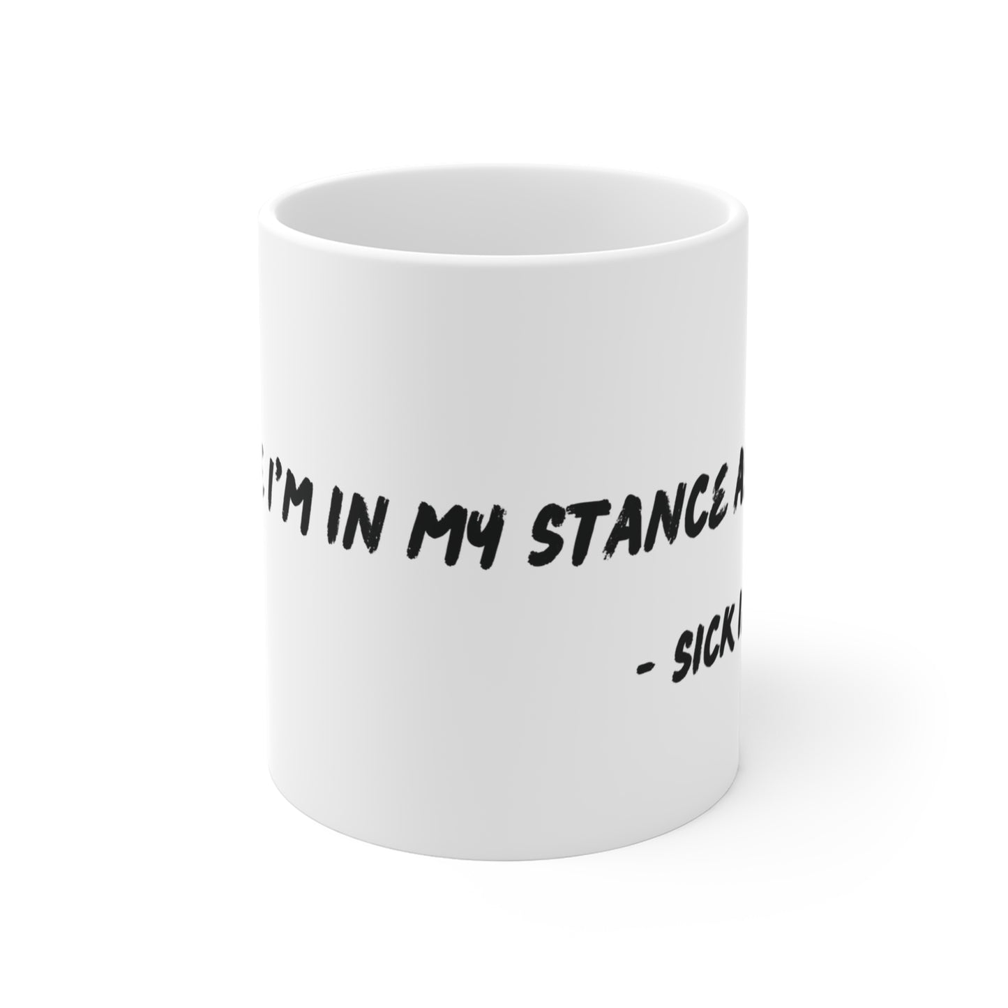 Chi-lingual Mug "sick in the head"