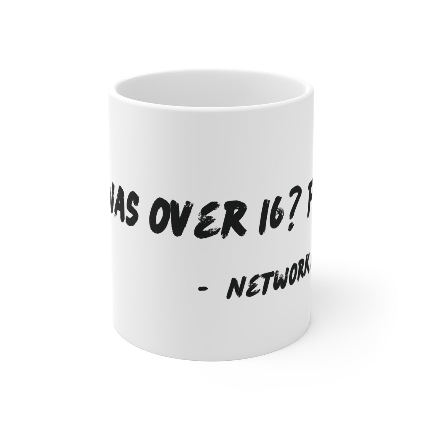 Chi-lingual Mug "network and build"