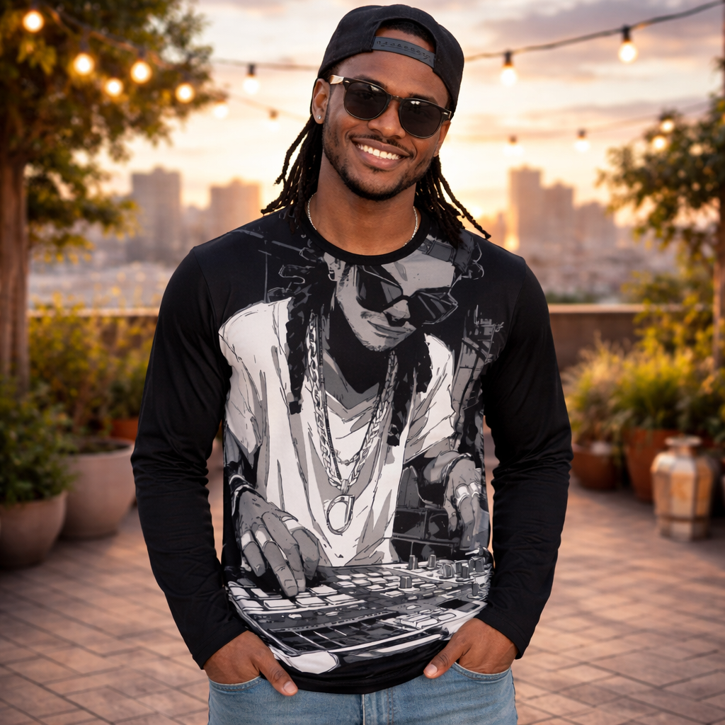 On the Decks Long Sleeve – Slicing Graphic Tee